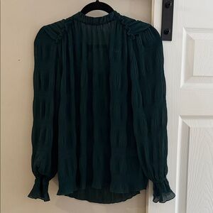 Elegant Green Women's Blouse